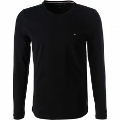 Blitzangebot 👍 Tommy Hilfiger Longsleeve MW0MW10804/DW5 Slim Fit, Bio Baumwolle, Nachtblau 🥰