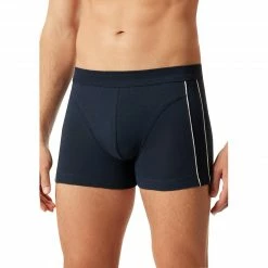 Neu 🔥 Schiesser Shorts 176805/803 Trunk, Comfort Fit, Baumwoll-Stretch, Dunkelblau 👏