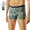Neu 🎁 Schiesser Shorts 3er Pack 176899/901 Trunks, Baumwoll-Stretch, Khaki-blau gemustert, Dunkelblau-khaki-multicolour 💯