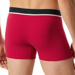 Budget 🔔 Schiesser Shorts 3er Pack 176900/901 Trunks, Baumwoll-Stretch, Rot-blau gemustert, Dunkelblau-royalblau-rot ✔️ -Wäsche Verkaufsladen 384827 norm2
