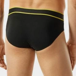 Besorgen 🥰 Schiesser Rio-Slip 3er Pack 176901/908 Slips, Baumwolle, Schwarz-blau-gelb ✨ -Wäsche Verkaufsladen 384829 norm2