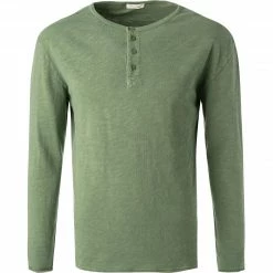 Am billigsten ⌛ American Vintage Longsleeve MSON02CG/boa vintage Baumwolle, Grün meliert 💯