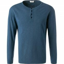 Angebote 👍 American Vintage Longsleeve MSON02CG/indigo vintag Baumwolle, Indigo meliert, Indigo vintage 🎁