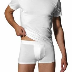 Bestes Angebot 🧨 bugatti RH-Shirt weiß 5700/700 T-Shirt, Bamwolle ❤️ -Wäsche Verkaufsladen 77612 norm